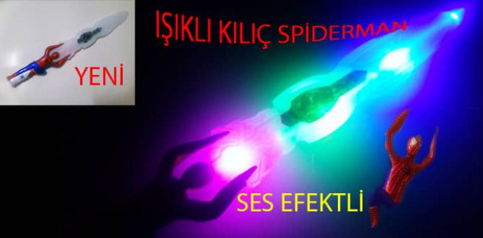 ışıklı kılıç spiderman